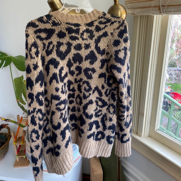 Leopard Print Cardigan - Picture 5 of 7